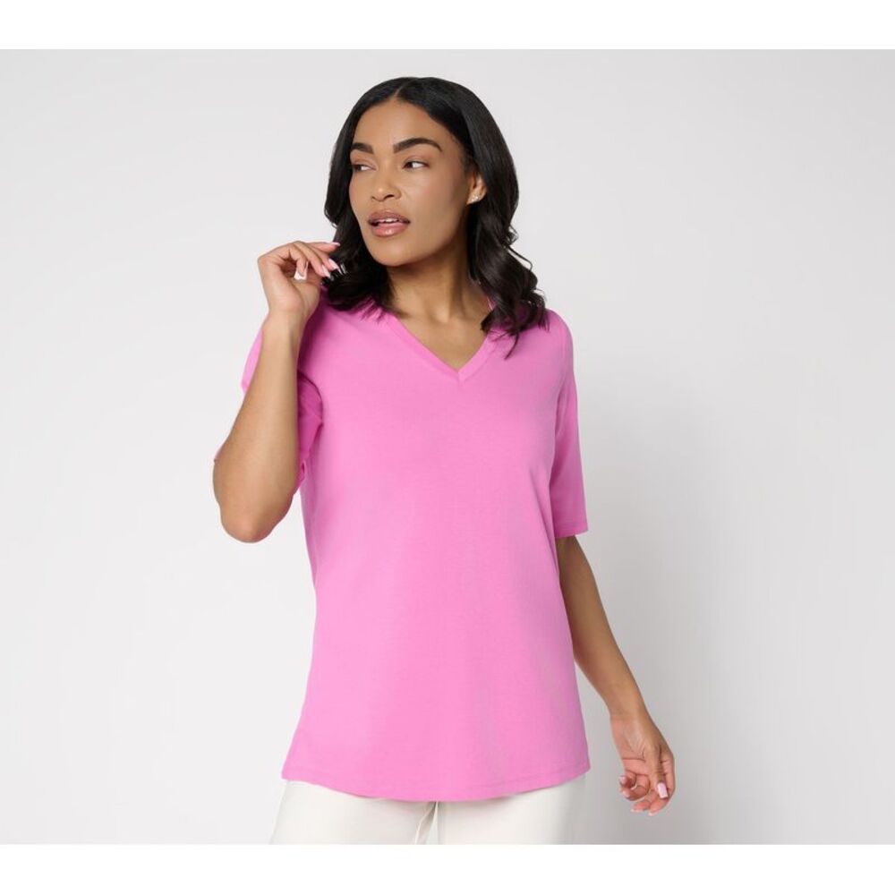 Belle by Kim Gravel Women's Top Plus Sz 1X Make Your Selection: Pink A724215